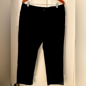Chico’s Black Capris Size 12 Brand New